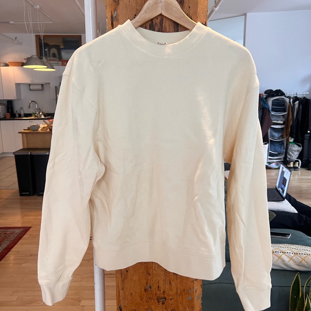 KOTN Men's Ivory Crewneck Sweater